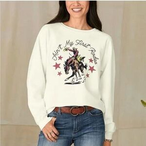 NWOT RetroBrand LA Graphic 'Ain't My First Rodeo' Sweatshirt - Large - $88